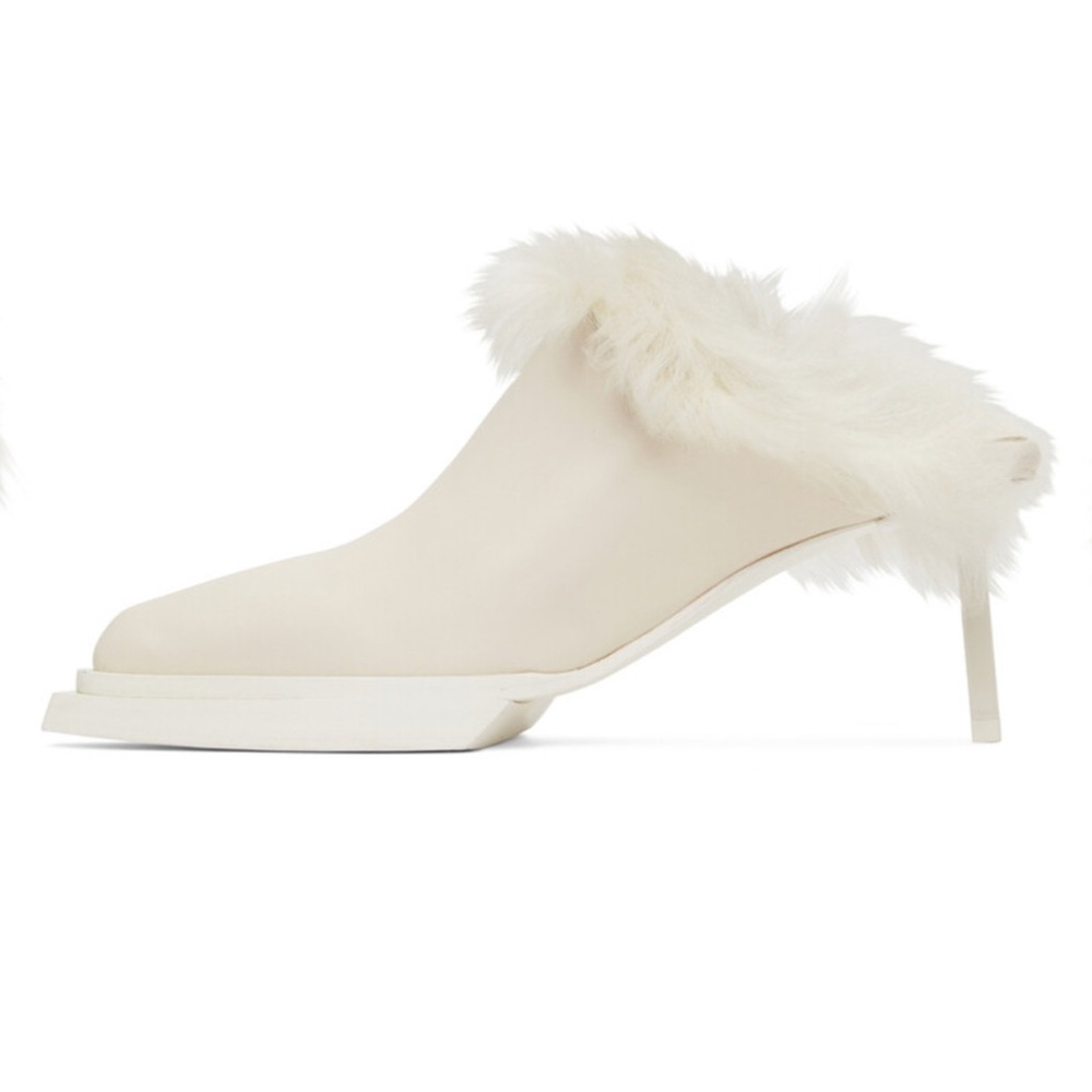 ALYX Dagger SHEARLING HEELED MULE Size 37/7NWT